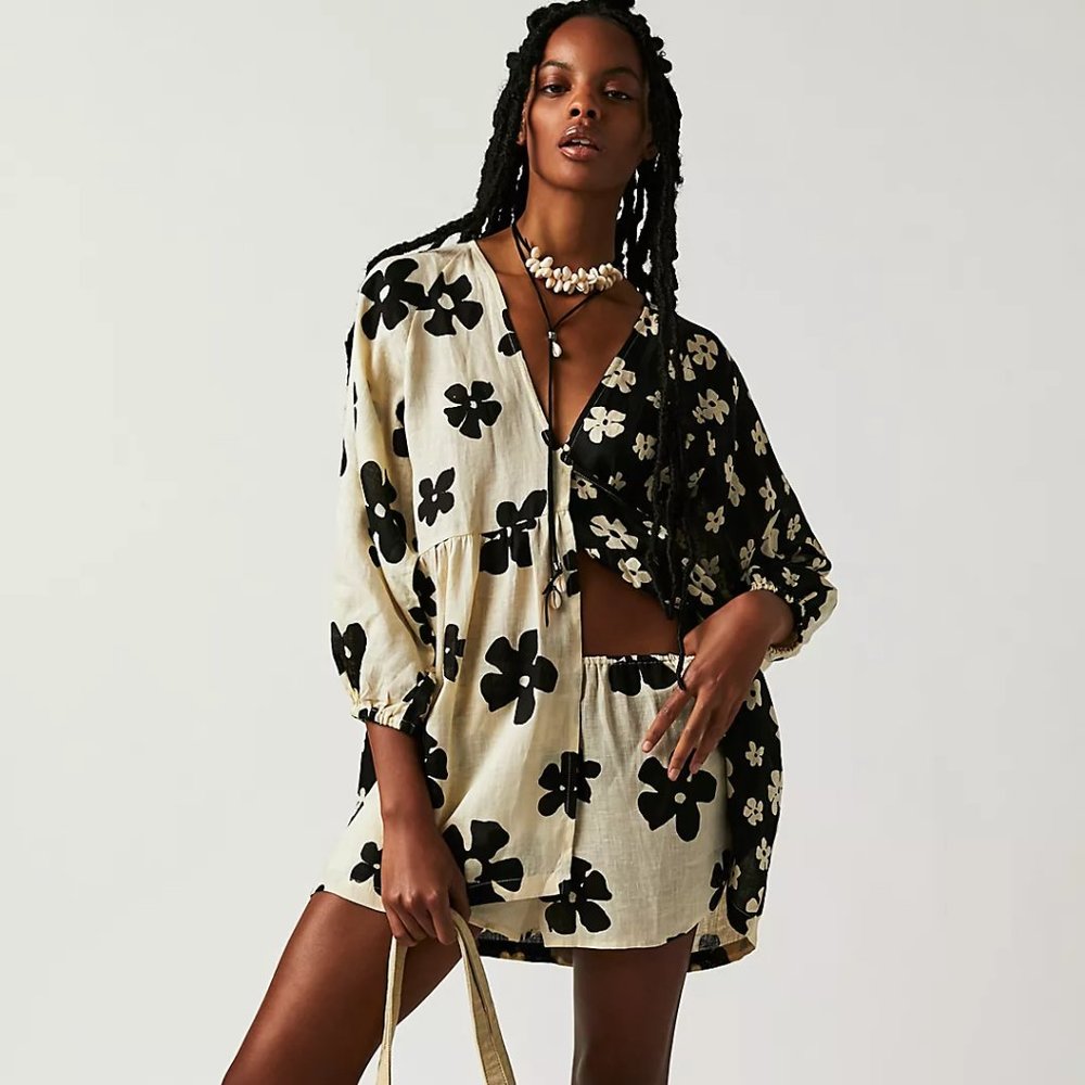 Zulu & Zephyr Linen Top + Short Set